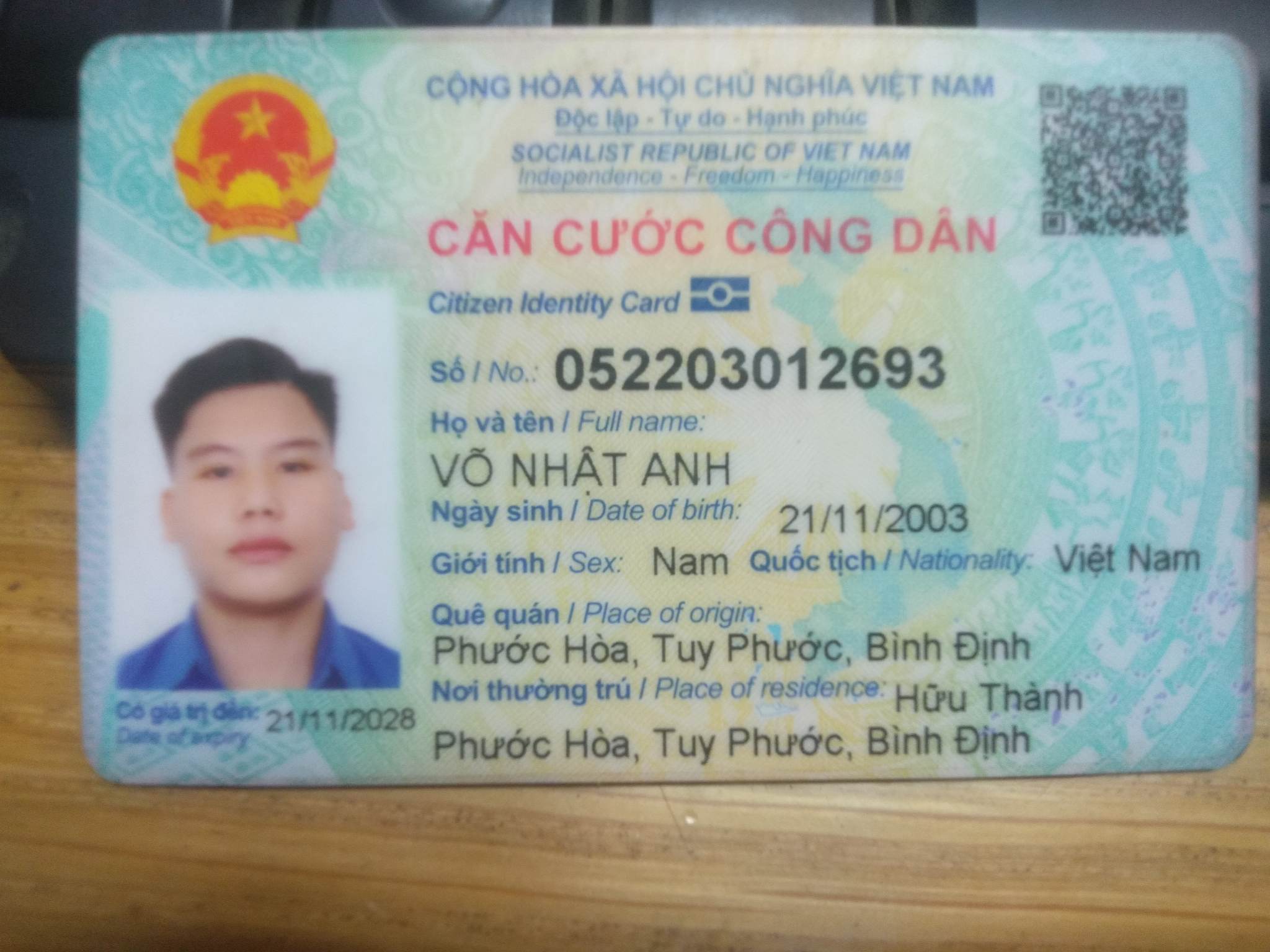 lỗi ảnh mặt trước