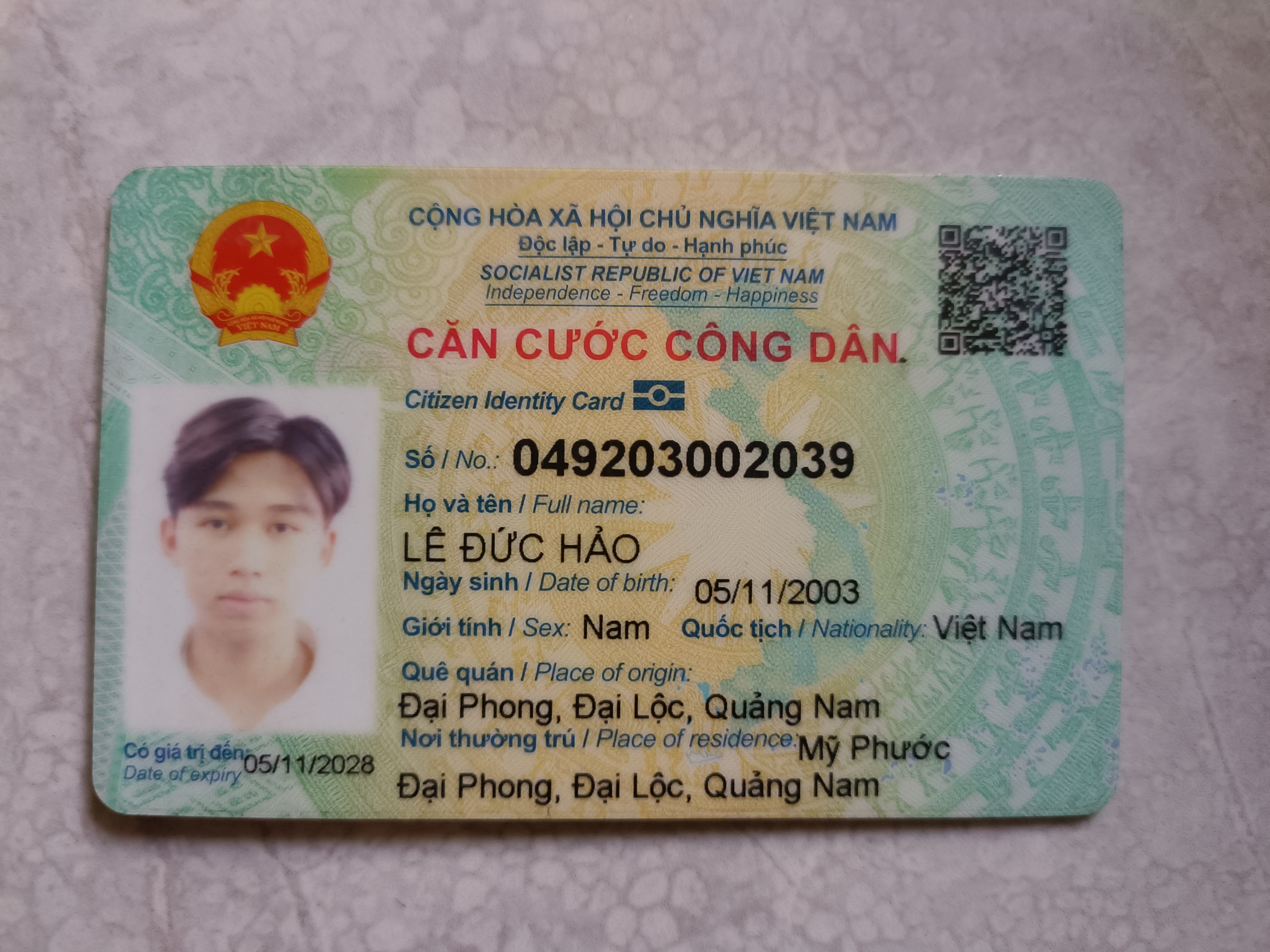 lỗi ảnh mặt trước