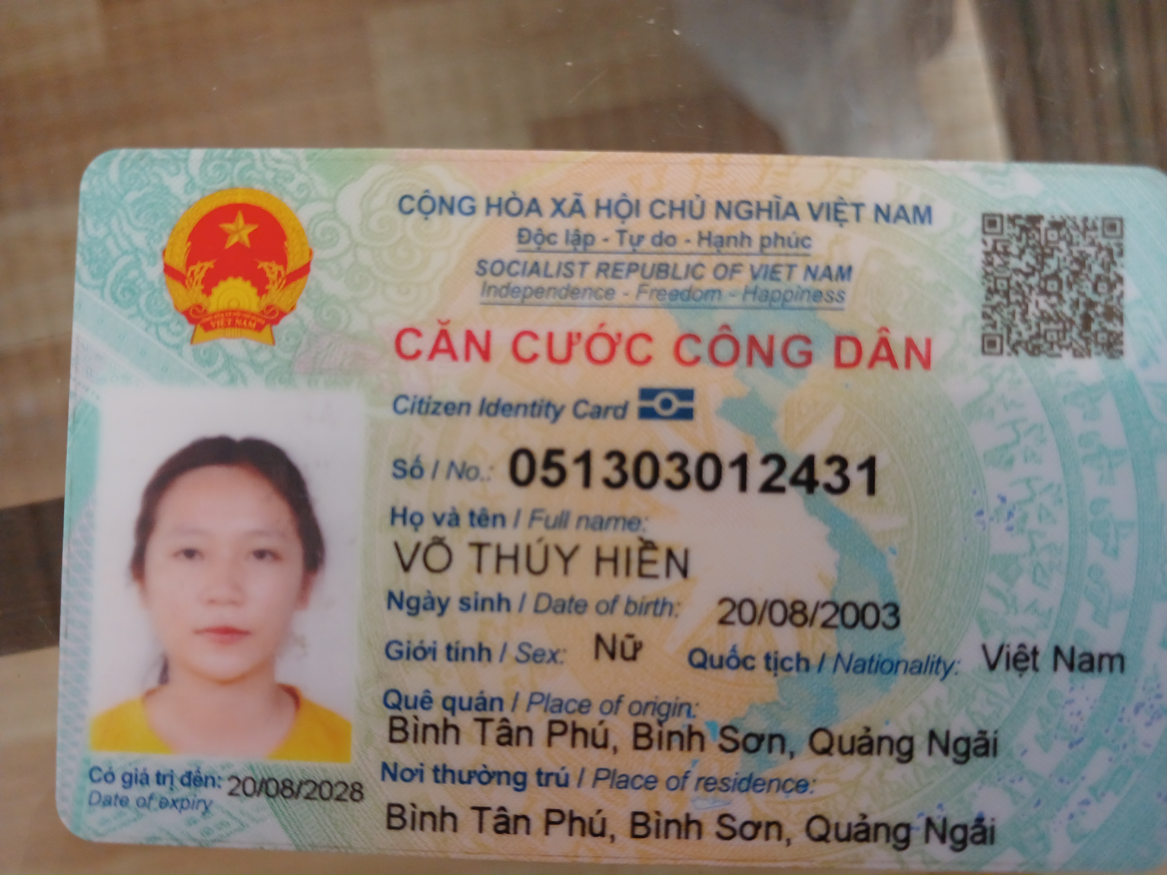 lỗi ảnh mặt trước