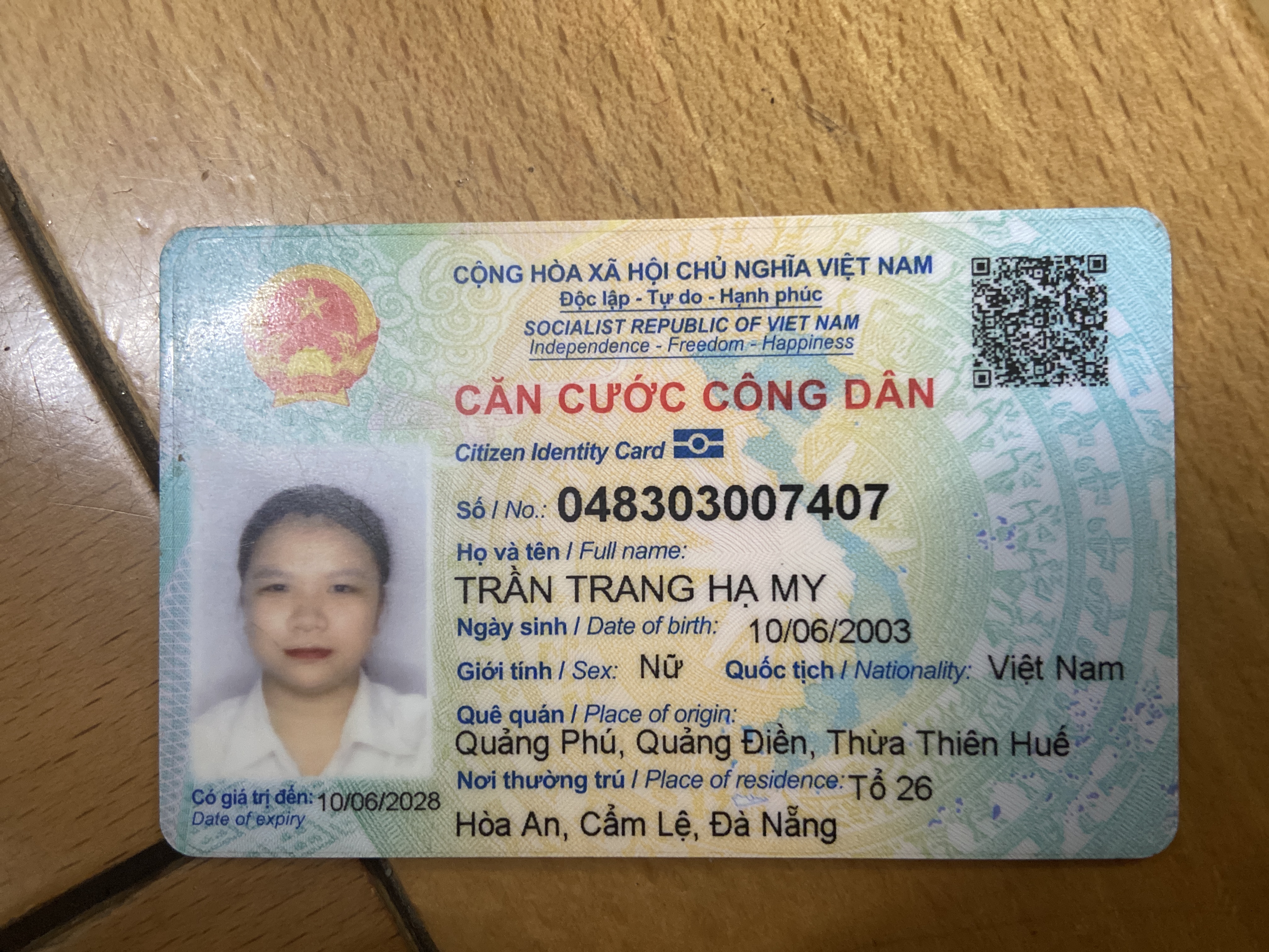 lỗi ảnh mặt trước