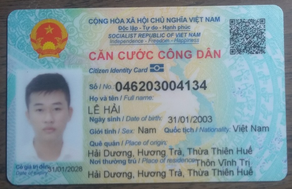 lỗi ảnh mặt trước