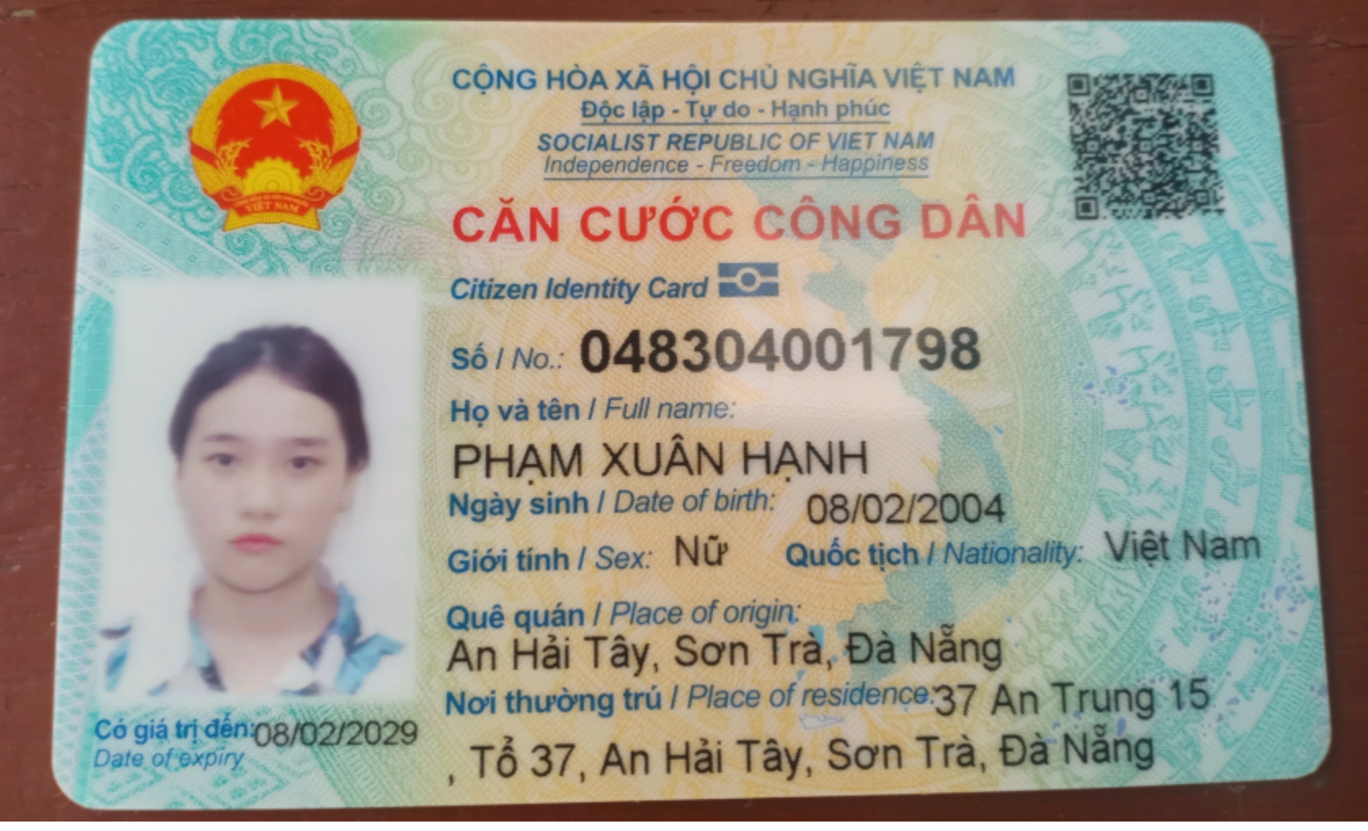 lỗi ảnh mặt trước