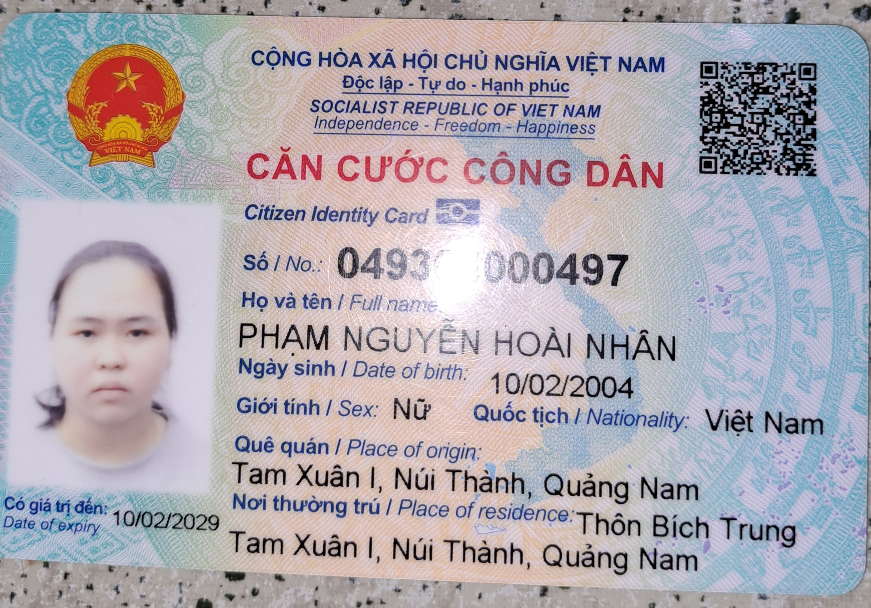 lỗi ảnh mặt trước