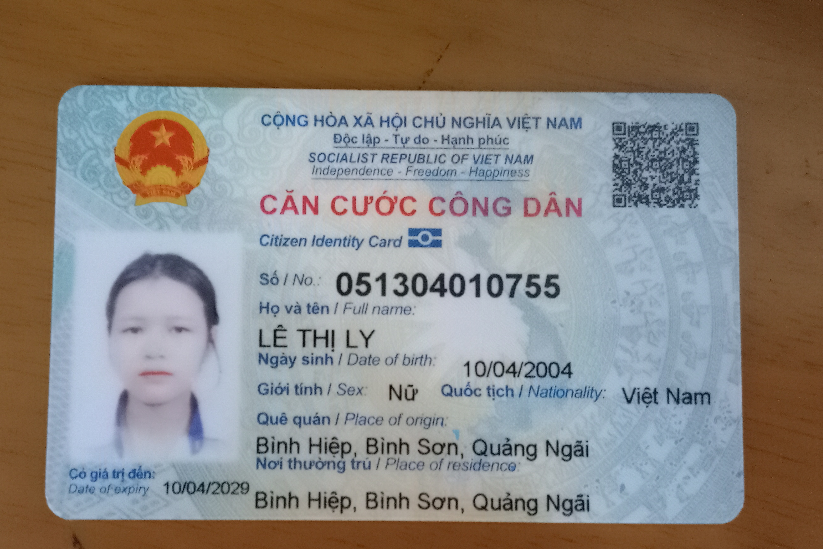 lỗi ảnh mặt trước