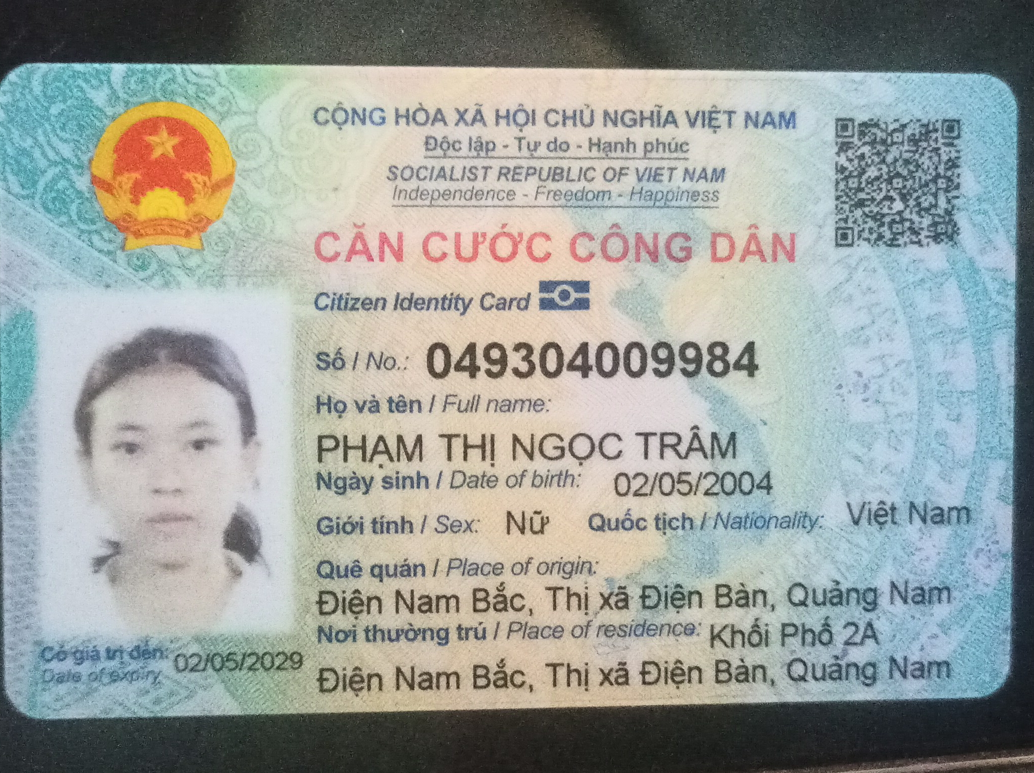 lỗi ảnh mặt trước